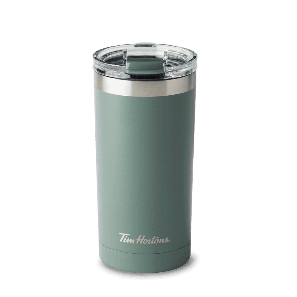 16oz Stainless Steel Travel Mug - Forest Green