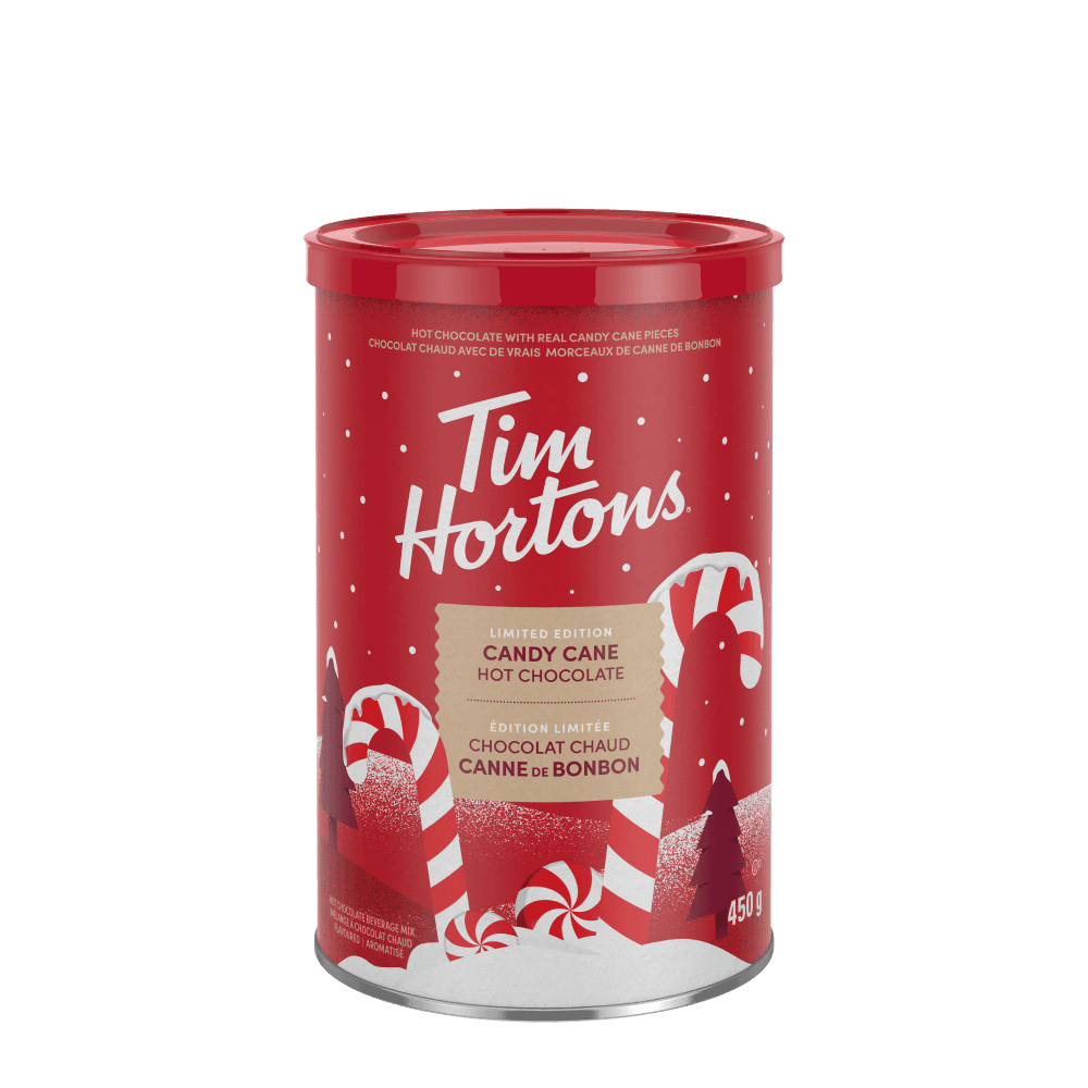 450g Candy Cane Hot Chocolate Can