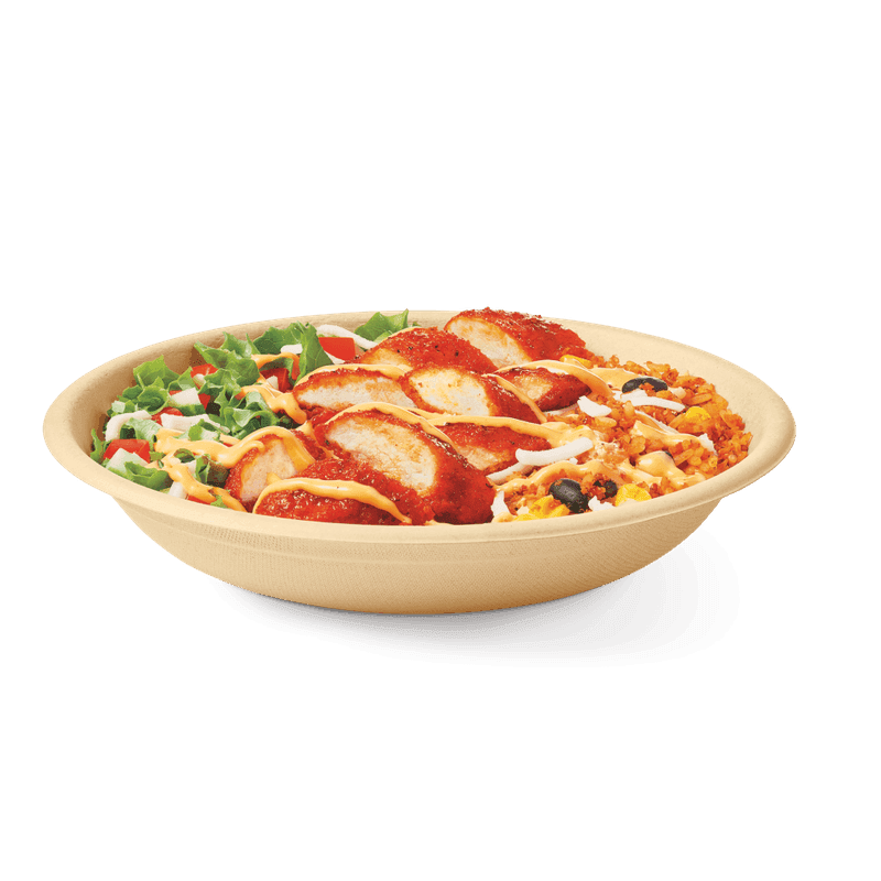 BBQ Chicken Loaded Bowl with Cheese