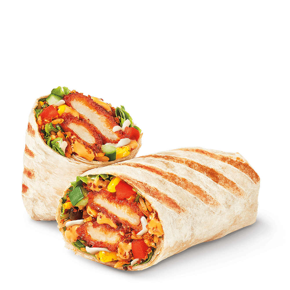 BBQ Chicken Loaded Wrap with Cheese