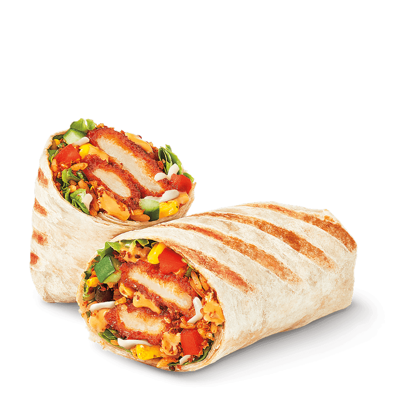 BBQ Chicken Loaded Wrap with Cheese