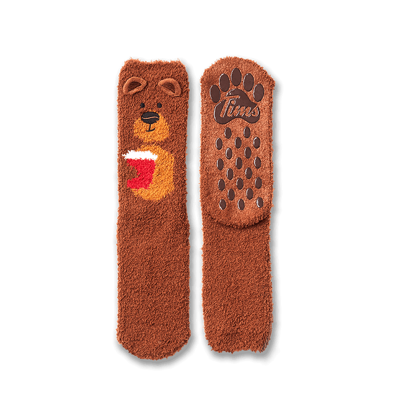 Holiday Adult Cozy Socks - Bear