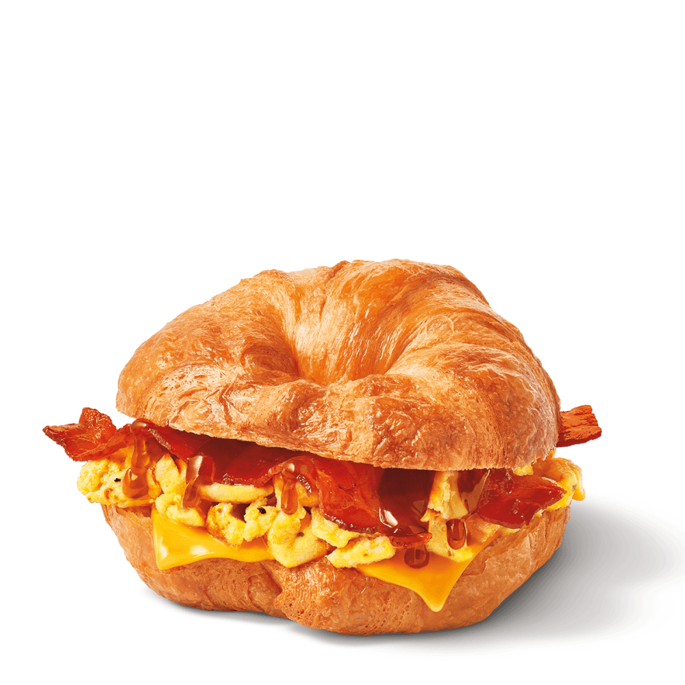 Maple Brown Butter Scrambled Egg Loaded Croissant