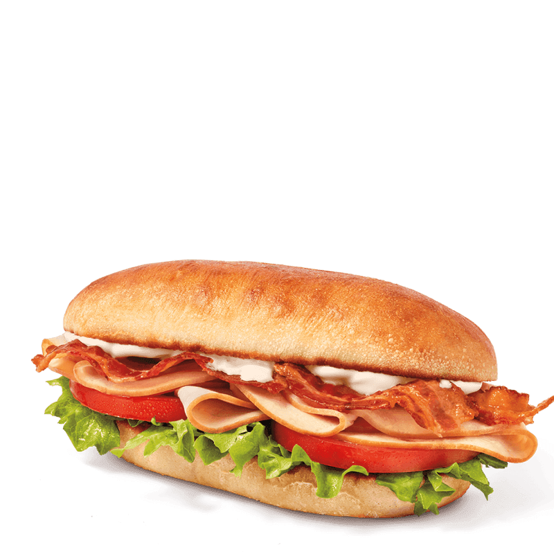 Turkey Bacon Club Artisan Sandwich