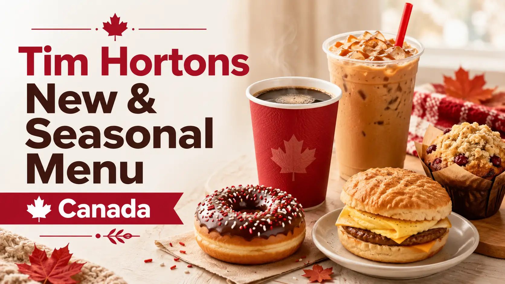 Tim Hortons New & Seasonal Menu Canada 2026
