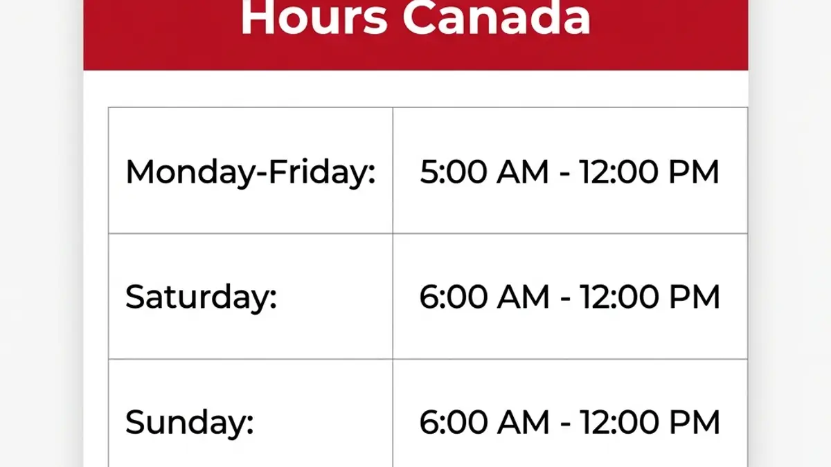 Tim Hortons Breakfast Hours Canada Schedule