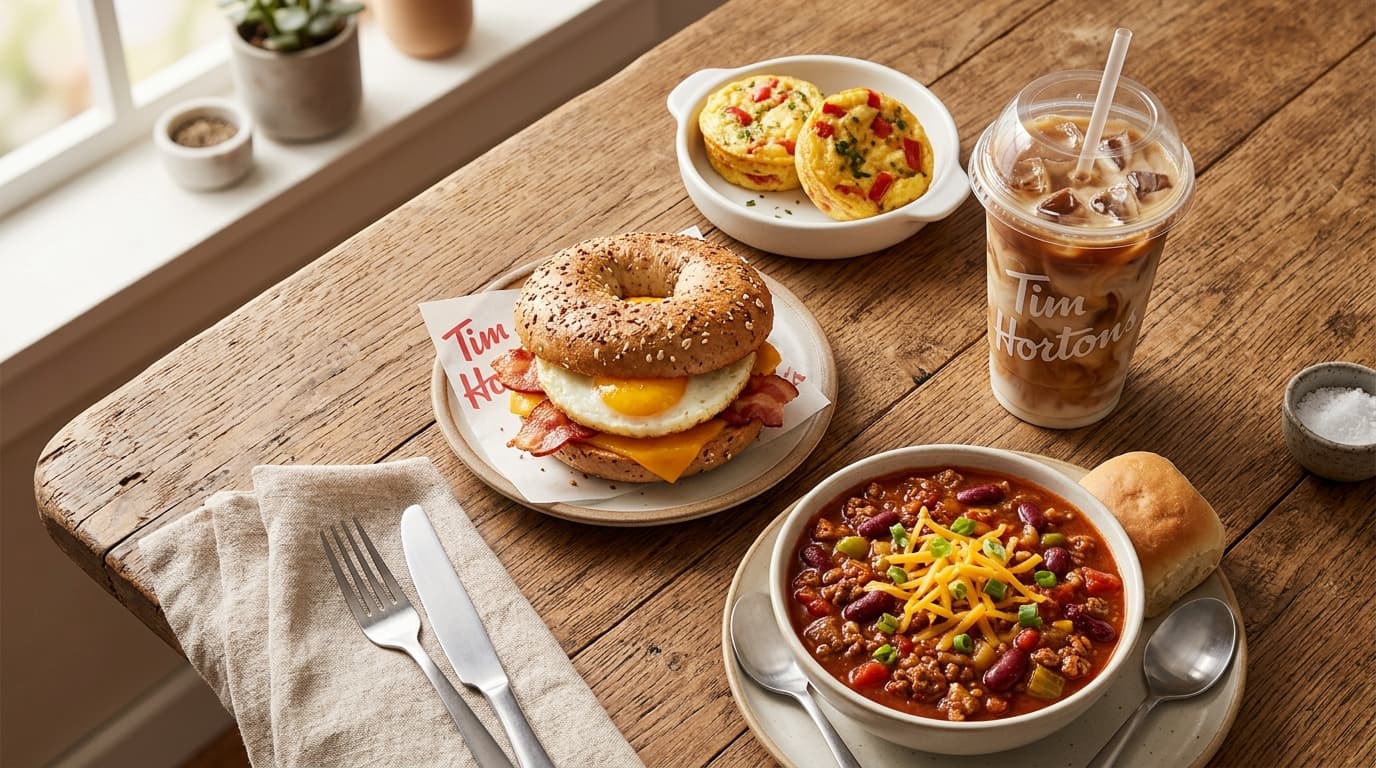 Tim Hortons High Protein Options (2026) — Complete Menu Guide