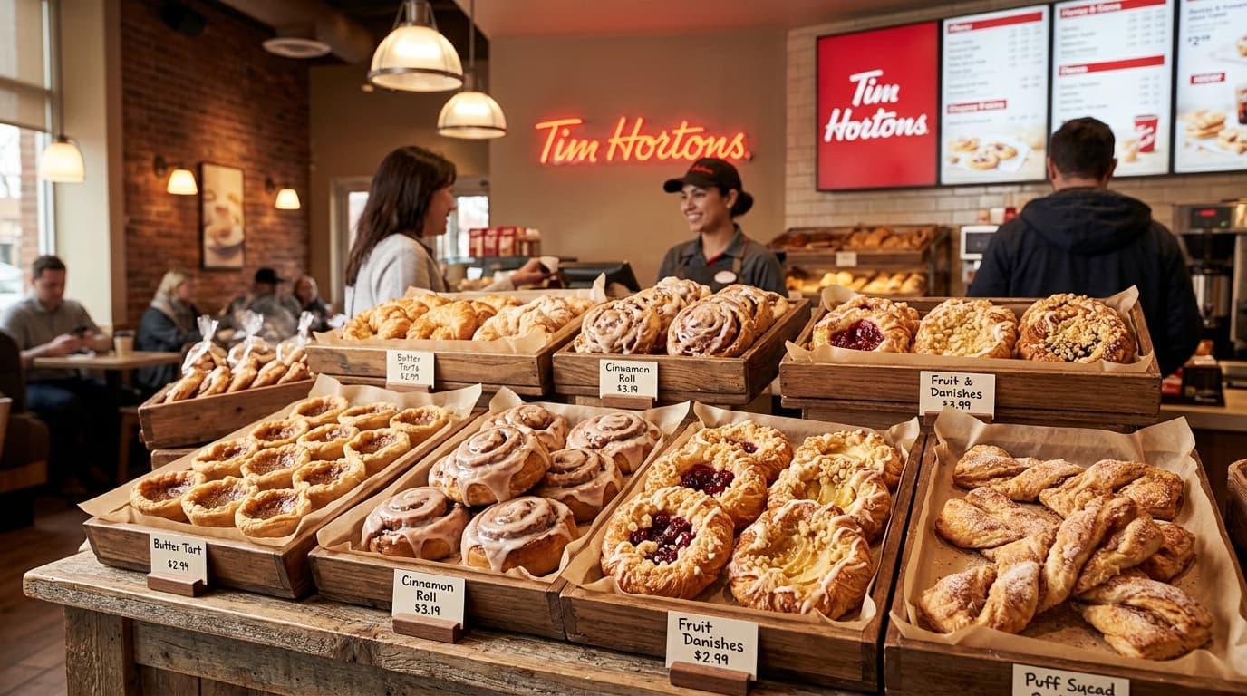 Tim Hortons Pastries Menu Canada