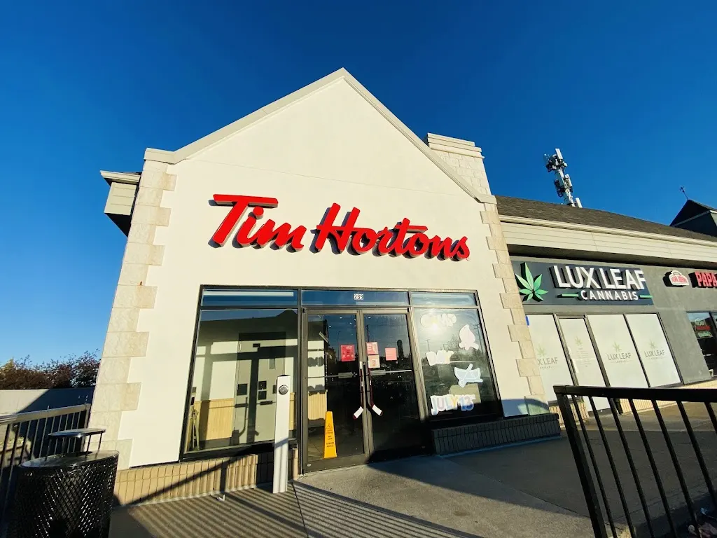 Tim Hortons storefront and interior at 177 Country Hills Blvd Nw, Unit 238, Calgary, AB