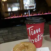 Tim Hortons storefront and interior at 25238 Twp Rd 254a, Calgary, AB