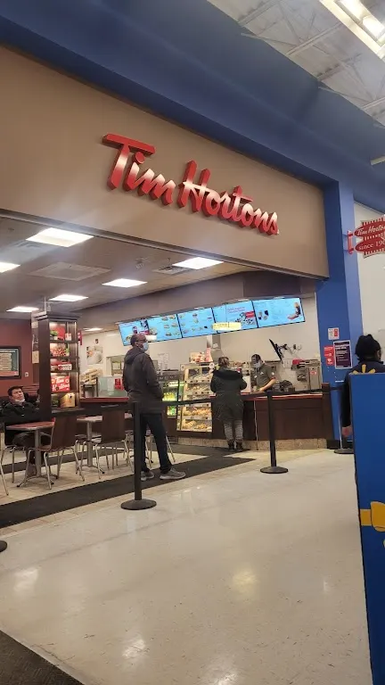 Tim Hortons storefront and interior at 110 Watt Common Sw, Edmonton, AB