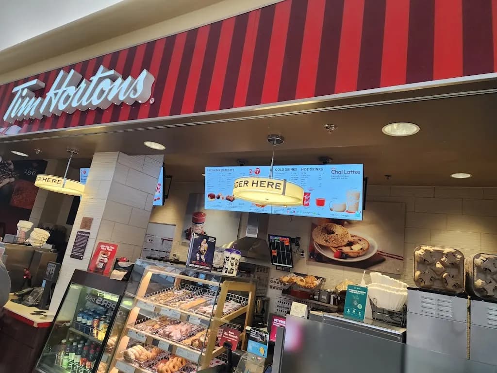 Tim Hortons storefront and interior at 2331 66 Street Nw, Edmonton, AB