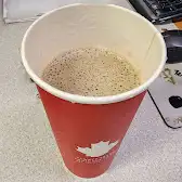 Tim Hortons storefront and interior at 4310 66th St, Edmonton, AB