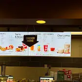 Tim Hortons storefront and interior at 6120 50th St Nw, Edmonton, AB