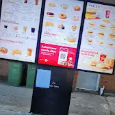 Tim Hortons storefront and interior at 10221 170th St, Edmonton, AB