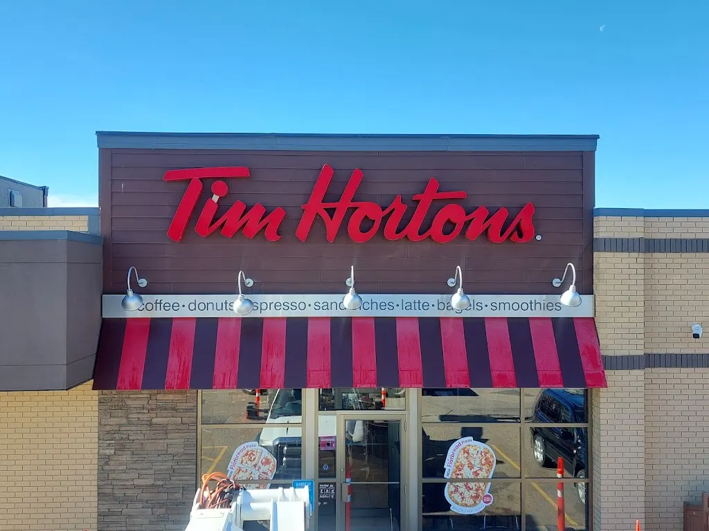 Tim Hortons storefront and interior at 10310 31st Ave Nw, Edmonton, AB