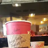 Tim Hortons storefront and interior at 18531 Stony Plain Rd Nw, Edmonton, AB