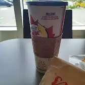 Tim Hortons storefront and interior at 16 Aquitania Blvd W, Lethbridge, AB