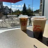 Tim Hortons storefront and interior at 6460 Ladner Trunk Road, Delta, BC
