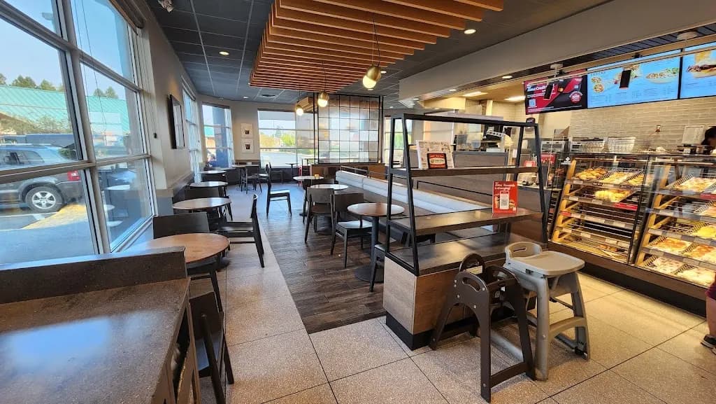 Tim Hortons storefront and interior at 2628 Beverly St, Duncan, BC