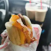 Tim Hortons storefront and interior at 21616 Fraser Highway, Langley, BC