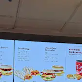 Tim Hortons storefront and interior at 4440 West Saanich Rd, Saanich, BC