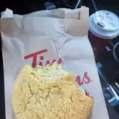 Tim Hortons storefront and interior at 50 Center St, Gimli, MB