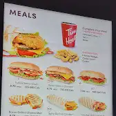 Tim Hortons storefront and interior at 50 Sage Creek Blvd, Winnipeg, MB