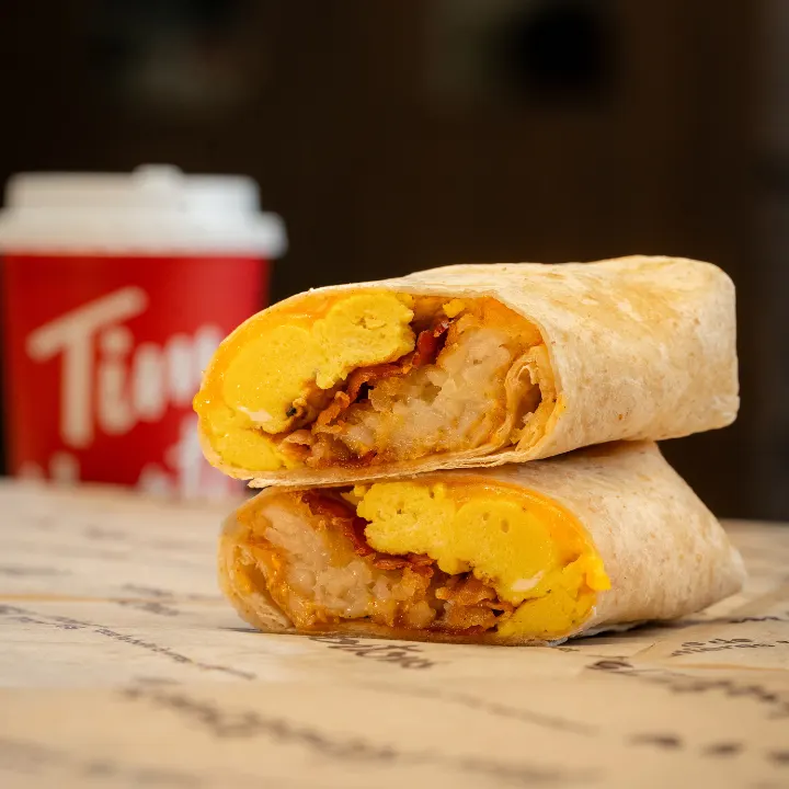 Tim Hortons storefront and interior at 65 Chancellor Circle, Winnipeg, MB