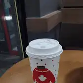Tim Hortons storefront and interior at 1877 Portage Ave, Winnipeg, MB