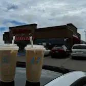 Tim Hortons storefront and interior at 22 St Pierre Blvd West, Caraquet, NB