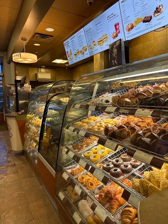 Tim Hortons storefront and interior at 4 Park St, Richibucto, NB