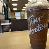Tim Hortons storefront and interior at 748 Coverdale Rd, Riverview, NB