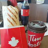 Tim Hortons storefront and interior at 31 Waterloo St, Saint John, NB