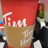 Tim Hortons storefront and interior at 354 Bayfield St, Barrie, ON