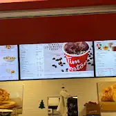 Tim Hortons storefront and interior at 17 Kings Cross Road, Brampton, ON