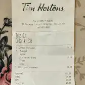 Tim Hortons storefront and interior at 70 Biscayne Cr, Brampton, ON
