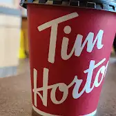 Tim Hortons storefront and interior at 515 Steeles Ave West, Brampton, ON