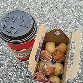 Tim Hortons storefront and interior at 177 Paris Rd, Brantford, ON