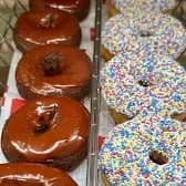 Tim Hortons storefront and interior at 4869 Dundas St W, Etobicoke, ON