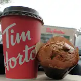 Tim Hortons storefront and interior at 969 Upper Ottawa St, Hamilton, ON