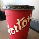 Tim Hortons storefront and interior at 123 Pioneer Rd, Kitchener, ON