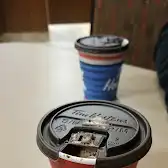 Tim Hortons storefront and interior at 1426 Weber St E, Kitchener, ON