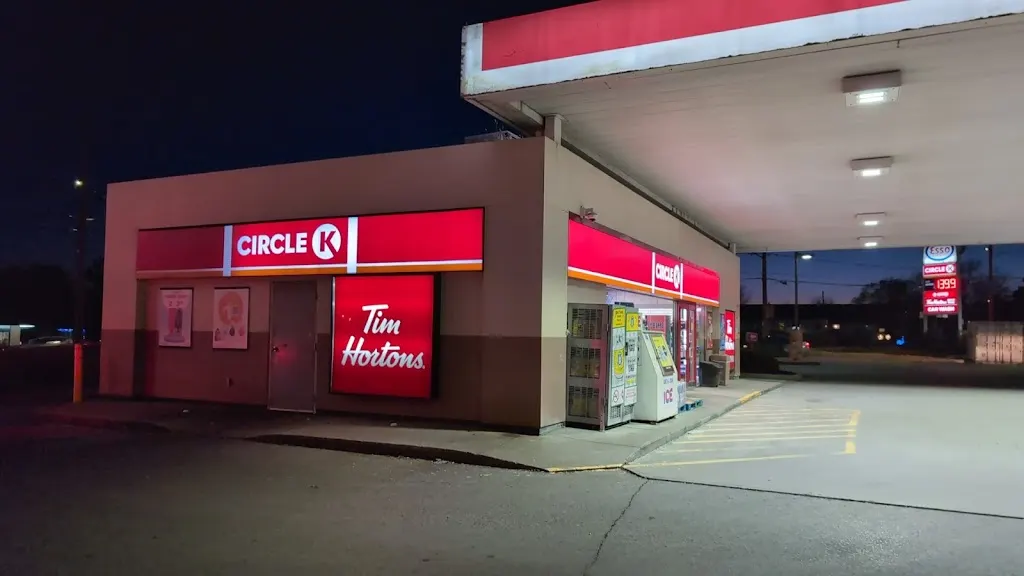 Tim Hortons storefront and interior at 940 Hamilton Rd, London, ON