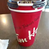 Tim Hortons storefront and interior at 475 Bay St, Midland, ON