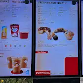 Tim Hortons storefront and interior at 799 Dundas St E, Mississauga, ON