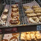 Tim Hortons storefront and interior at 799 Dundas St E, Mississauga, ON