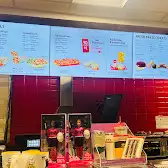 Tim Hortons storefront and interior at 1151 Dundas Street West, Mississauga, ON
