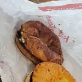 Tim Hortons storefront and interior at 1212 Southdown Rd, Mississauga, ON