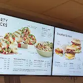 Tim Hortons storefront and interior at 1801 Dundas St East, Mississauga, ON
